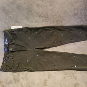 Talbots Black Jeggings w/Embellishing